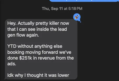 $120K pipeline screenshot